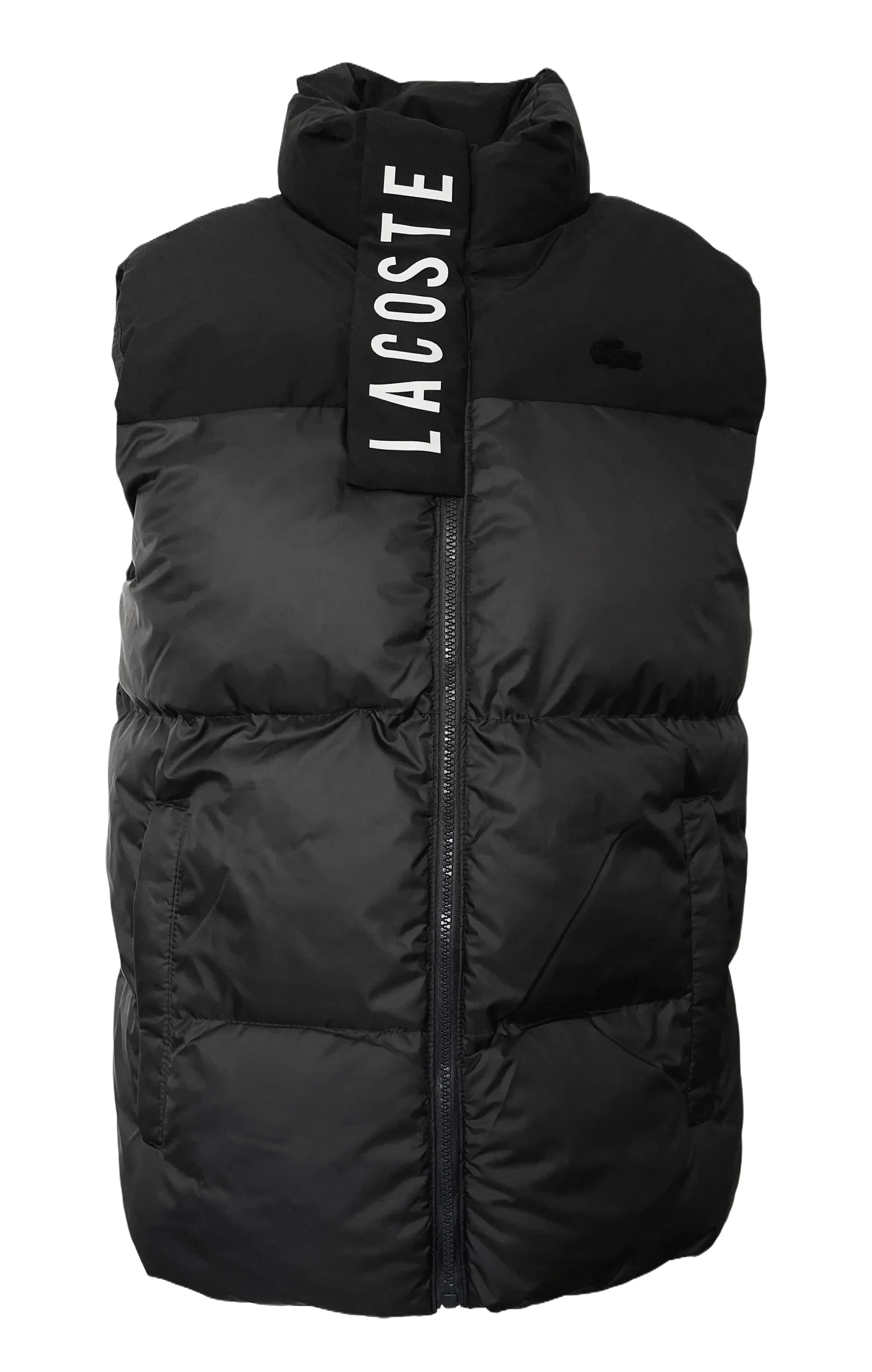 Lacoste Men Body Warmer Vest In Grey