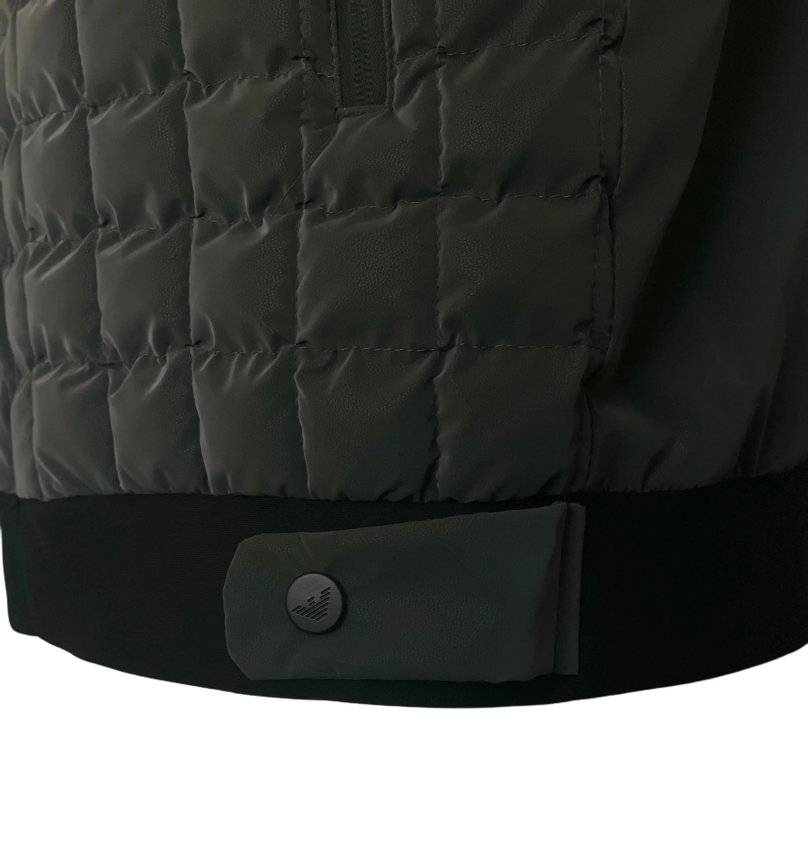 Emporio Armani Men's Body Warmer Vest In Grey Slim Fit Size