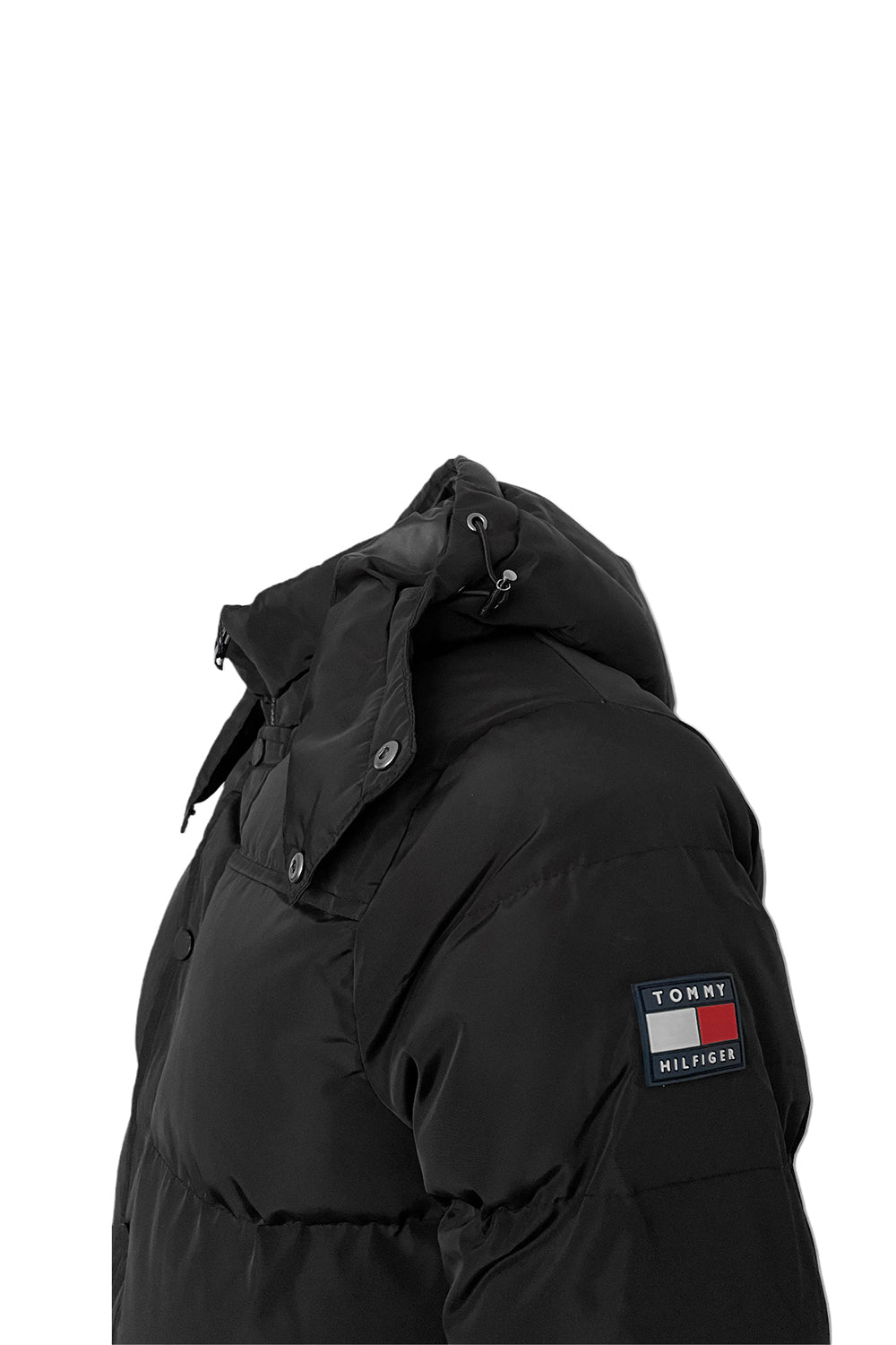 Tommy Hilfiger Long Men's Puffer Coat – Black