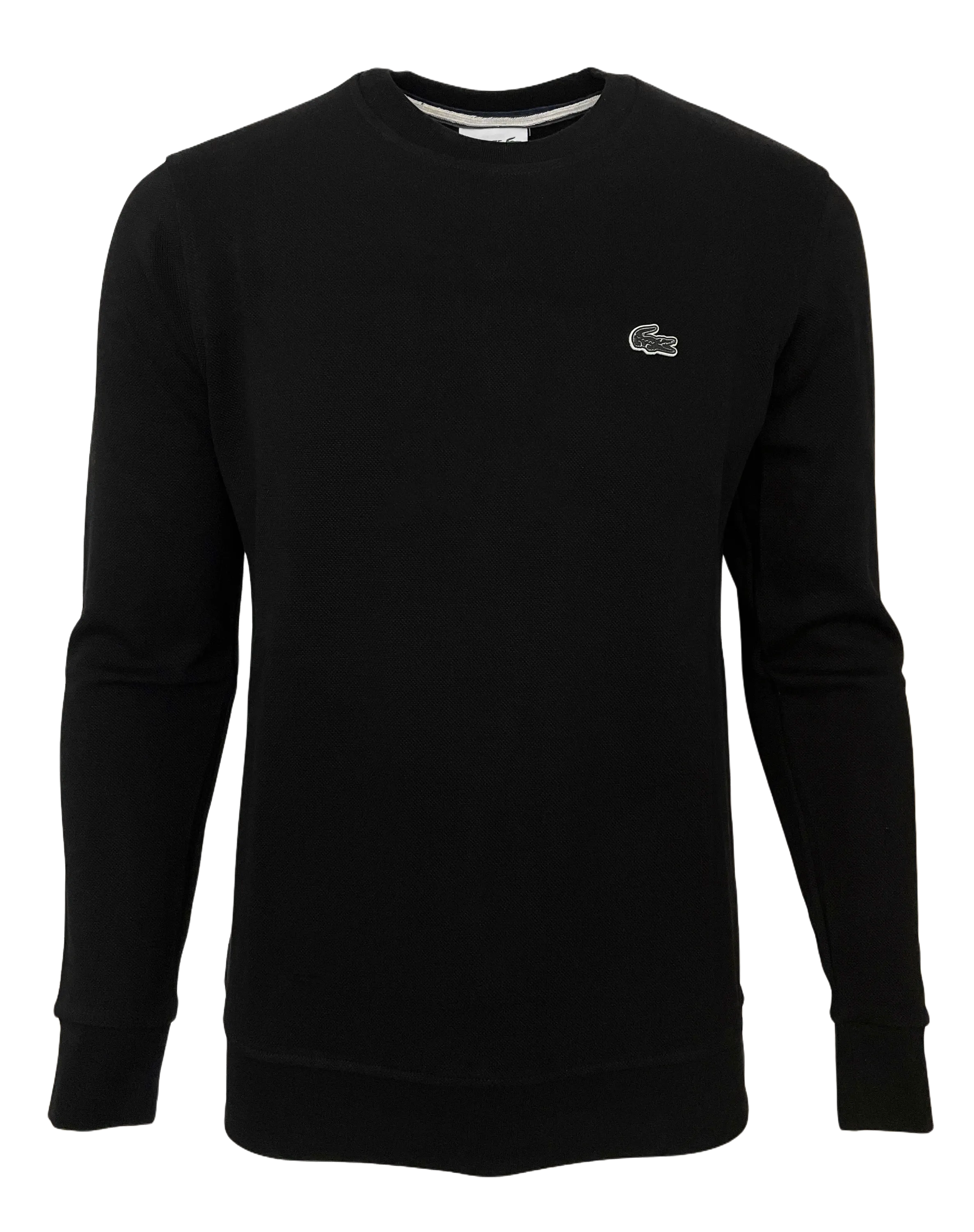 Lacoste Men’s Crew Neck Sweatshirt in Black